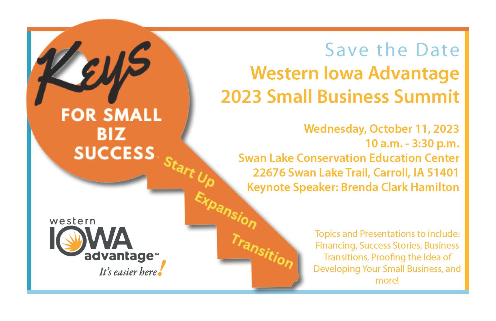 2023 WIAD Small Business Summit Audubon County